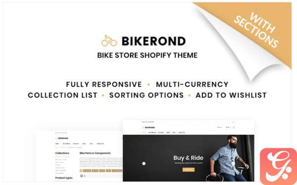 BikeRond Bike Shop Responsive Shopify Theme