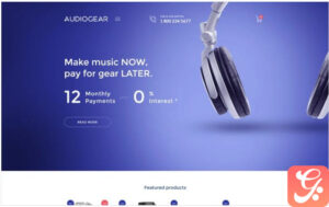 Audio Gear Shopify Theme