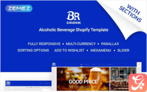 BR Drink - Original Alcohol Online Store Shopify Theme