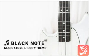 Black Note - Music Store Shopify Theme