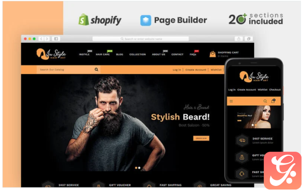 Instyle Hair Art Store Shopify Theme