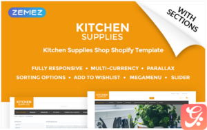 Kitchen Supplies Shopify Theme