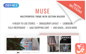 Muse Jewellery Fashion Responsive Shopify Theme