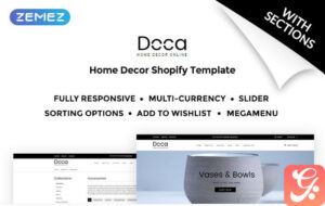 Doca - Home Decor Responsive Shopify Theme