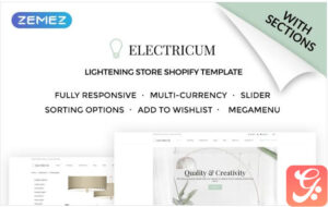 Electricum - Lightening Store Shopify Theme