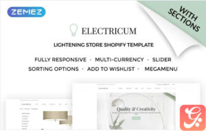 Electricum - Lightening Store Shopify Theme