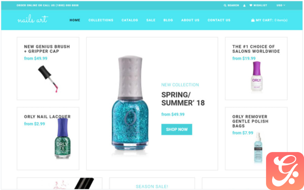 Nails Art Simple Nails Beauty Online Store Shopify Theme