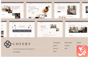 Cofery | Restaurant & Cafe Elementor Template Kit