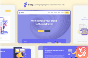 Fexy - Agency Landing Page Elementor Block Kit