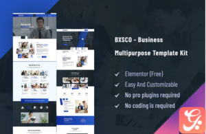 BXSCO - Business Multipurpose Elementor Template Kit