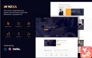 Nixa - Business & Services Elementor Template Kit