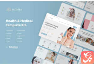 Minera | Skincare & Dermatology Elementor Template Kit
