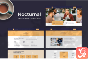 Nocturnal - Creative Agency Elementor Template Kit