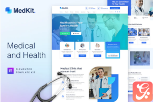 MedKit - Health & Medical Elementor Template Kit