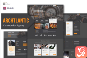 Archtlantic - Construction Agency Elementor Template Kit