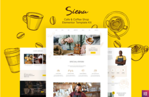 Siena - Cafe and Coffee Shop Template Kit