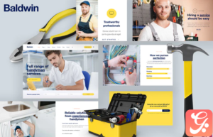 Baldwin - Handyman & Repair Services Elementor Template Kit