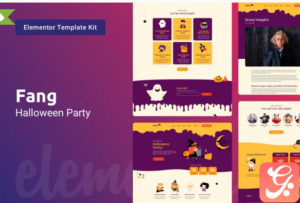 Fang — Halloween Party Template Kit for Elementor