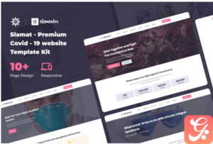 Slamat - Pandemic Awareness Elementor Template Kit