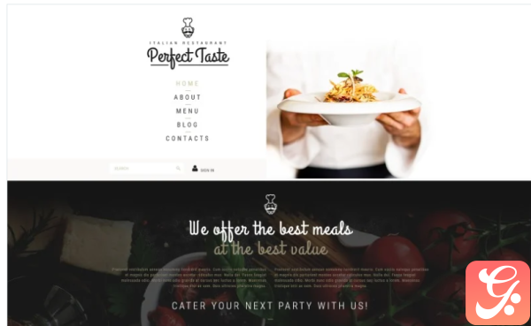 Cafe And Restaurant Joomla Template