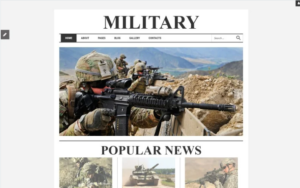 Military Responsive Joomla Template