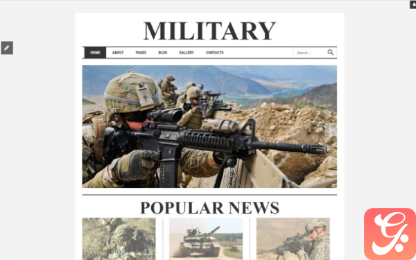 Military Responsive Joomla Template
