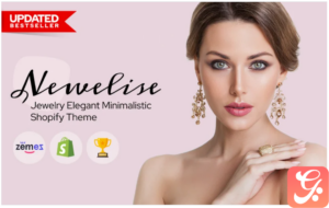 Newelise - Jewelry Elegant Minimalistic Shopify Theme