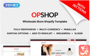 OpShop - Wholesale Store Shopify Theme