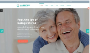 Harmony - Retirement Planning Joomla Template