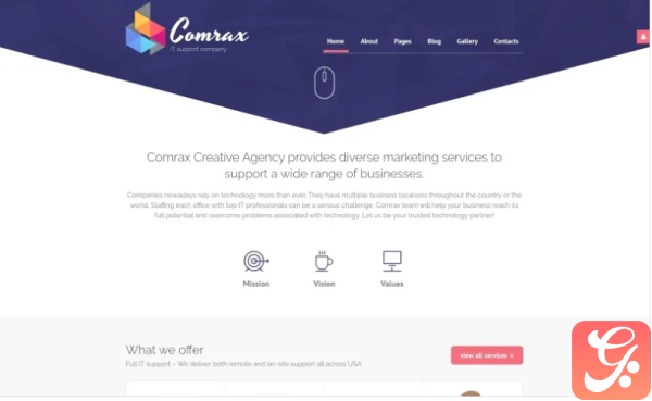Comrax IT Consulting Joomla Template
