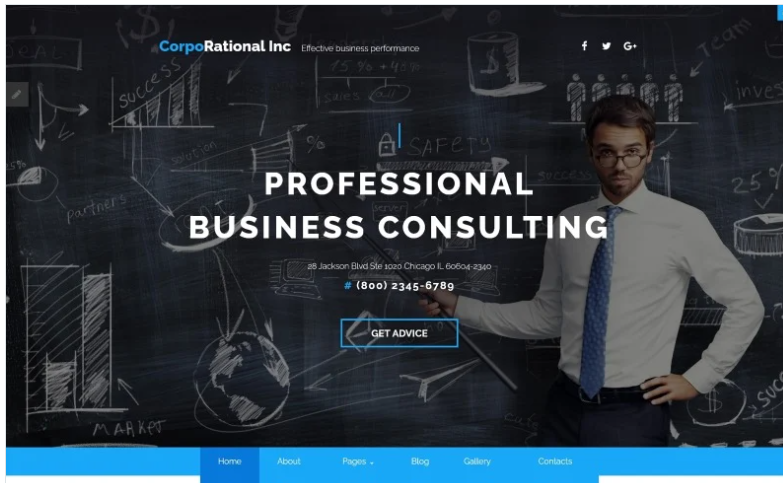 CorpoRational Inc - Business Consulting Joomla Template