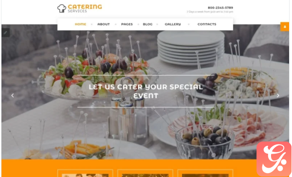 Catering Services Joomla Template