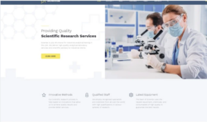 Scientar - Science Lab Multipage Joomla Template