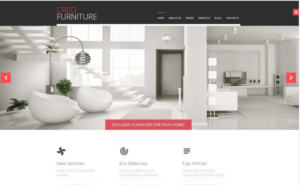 Creo Furniture - Furniture Multipage Creative Joomla Template