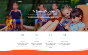 Smile - Summer Camp Joomla Template