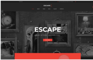 Escape - Escape Room Joomla Template
