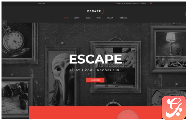 Escape Escape Room Joomla Template