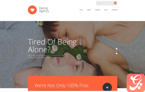 Dating Agency Joomla Template