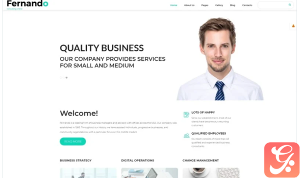 Fernando - Consulting Ready-to-Use Modern Joomla Template