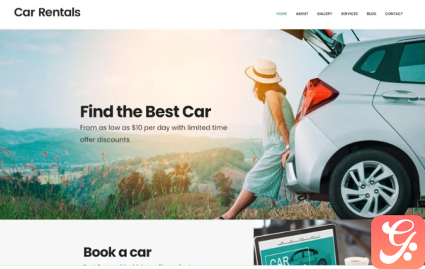 Car Rentals Car Rental Responsive Joomla Template