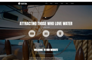 Yachting Club Joomla Template