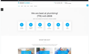 Oscar Plumber - Plumbing Services Joomla Template