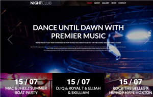 Night Club - Night Club Clean Joomla Template