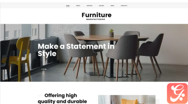 Furniture Ready to Use Stylish Joomla Template