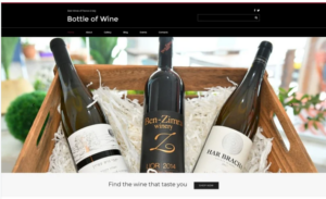 Bottle of Wine - Wine Elegant Joomla Template
