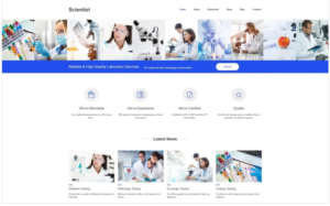 Scientist - Science Lab Clean Joomla Template