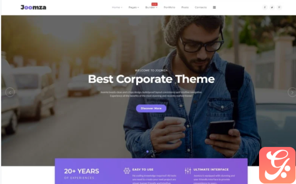 Joomza - Business Joomla Template