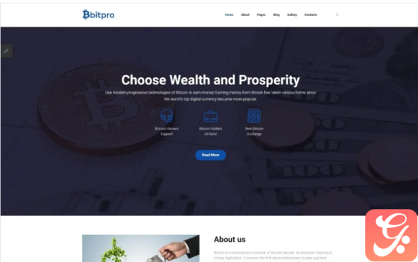 BitPro - Bitcoin Joomla Template