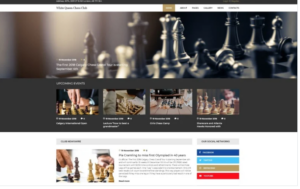 White Queen Chess Club - Chess Joomla Template