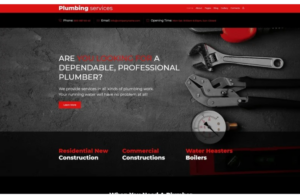 Plumbing Services Joomla Template